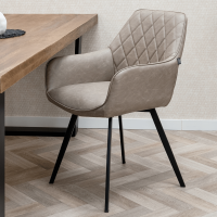 Karl eetkamerstoel PU-leer van het woonmerk Kick Collection