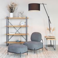 Puur Kiana vloerlamp - zwart