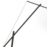 Puur Kiana vloerlamp - zwart