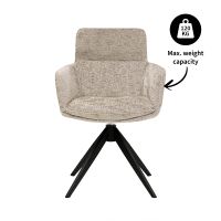 Kick Niek draaistoel - beige