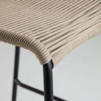 LaForma Glenville barstoel 62 cm beige