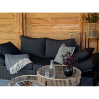 Lantaarn op Poot Annchi Naturel - Set van Twee