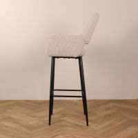 DS4U Lenon barkruk bouclé 2.0 - 75 cm  - beige - OUTLET B