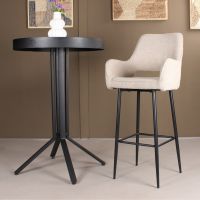 DS4U Lenon barkruk bouclé 2.0 - 75 cm  - beige - OUTLET B