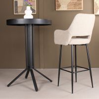 DS4U Lenon barkruk bouclé 2.0 - 75 cm  - beige - OUTLET B