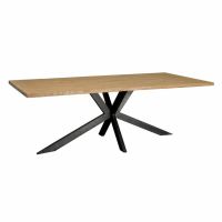 Tower Living Luna eettafel - 240 cm - bruin