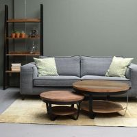 Mark salontafel zwart ø65 cm