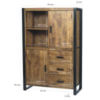 Wandkast Nairobi 100 cm