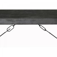 Norris eettafel 140x80 cm - zwart