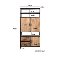 Sturdy wandkast 100x200 cm