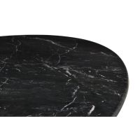 Eettafel Marble Zwart 180 cm Ovaal