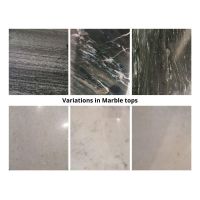 Eettafel Marble Zwart 180 cm Ovaal