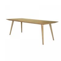 Tomar eetkamertafel - 220 cm - naturel - hout