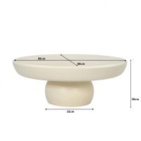 Livingfurn Dune salontafel 80 cm - beige