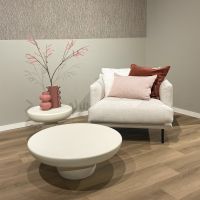 Livingfurn Dune salontafel 80 cm - beige