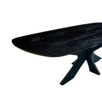 Montreaux eettafel 220cm - zwart