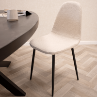 Mees eetkamerstoel bouclé van het woonmerk Kick Collection