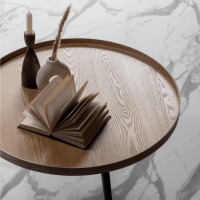 Bijzettafel Mesa Hout XL Naturel 39xø78 van het woonmerk WOOOD