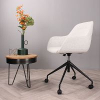 DS4U Milan bureaustoel bouclé - ivoor - OUTLET B