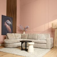 Almo 2,5-zitsbank divan links - beige