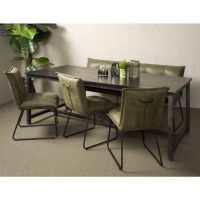 Tower Living Paterno eettafel - 220 cm - zwart