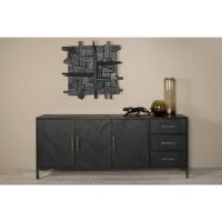 Tower Living Ziano dressoir - 220 cm - zwart