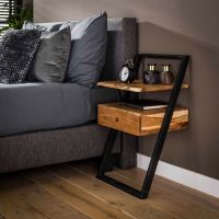 Leona nachtkastje acaciahout 1L 45x35 cm van het woonmerk Fraaai