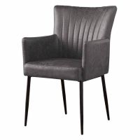 Toledo armstoel - antraciet