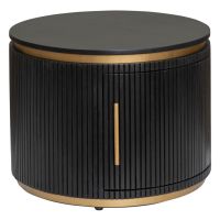 Tower Living Rivello salontafel - ø60 cm - zwart