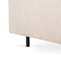 Norris 3-zits hoekbank rechts stof - beige