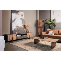 Tower Living Ora tv-meubel - 222 cm - bruin