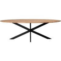 Oslo eettafel ovaal naturel