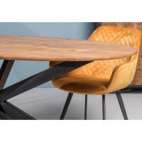 Oslo eettafel ovaal naturel