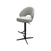 Label51 Saint Tropez verstelbare barkruk - mushroom royal boucle