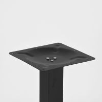 Restauranttafel 70x70x74 cm - straight edge - espresso