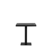 Restauranttafel 70x70x74 cm - straight edge - zwart