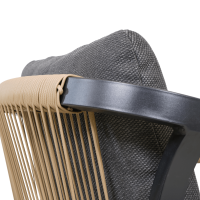 Rimini terrasstoel grijs van het woonmerk Les