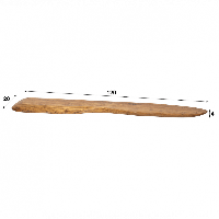 Boka organische wandplank - 120 cm - naturel
