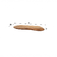Boka organische wandplank - 60 cm - naturel