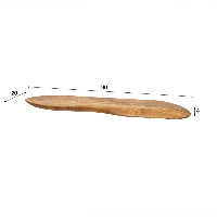 Boka organische wandplank - 90 cm - naturel