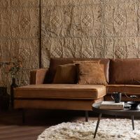 Praline vloerkleed rond 200 cm