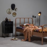 Zola nachtkastje met lade en deur zwart