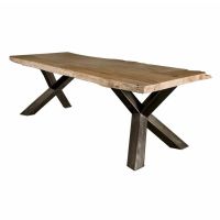 Tower Living Yunta eettafel - 220 cm - bruin