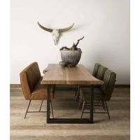 Tower Living Urbania eettafel - 200 cm - bruin