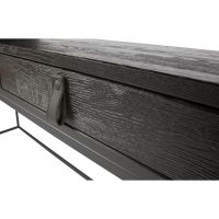 Silas bureau essen blacknight 140x44 cm