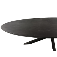 Eettafel Brandy ovaal 240 cm - zwart