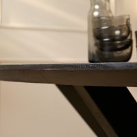 Starfurn Eettafel Brandy ovaal 210 cm - zwart