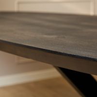 Starfurn Eettafel Brandy ovaal 210 cm - zwart