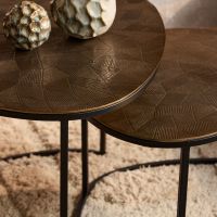 Filou salontafel set van 2 - goud