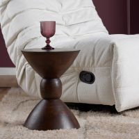 Starfurn Bijzettafel Ron rond - bruin